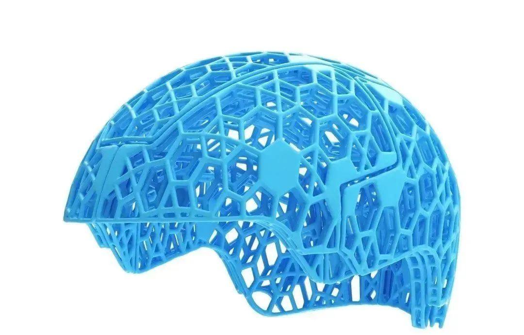 3D打印弹性体在头盔中的应用